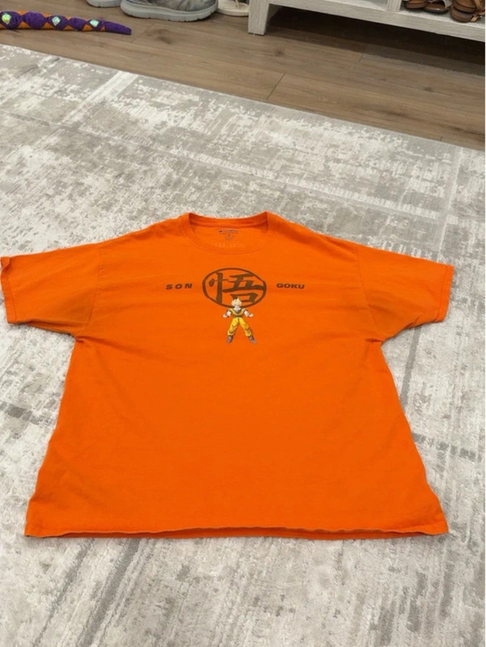 Champion Dragon Ball Z Son Goku T Shirt Men’s XL Orange BoxLunch Anime